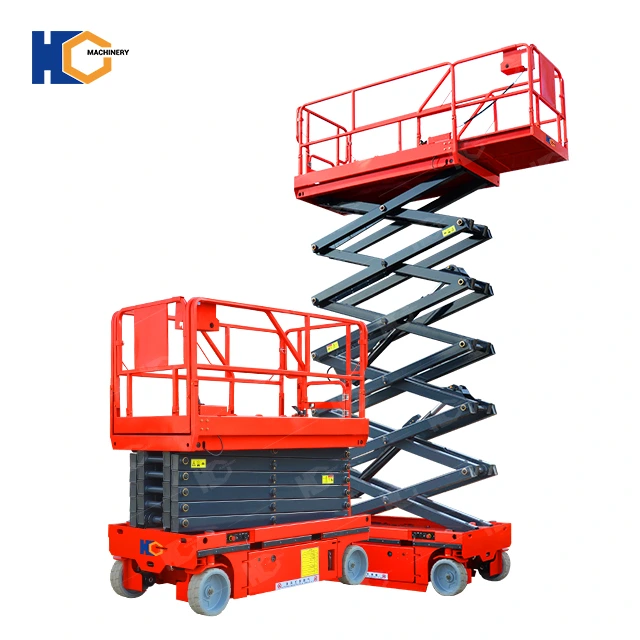 Hydraulic trailer single man scissor lift weight 18m